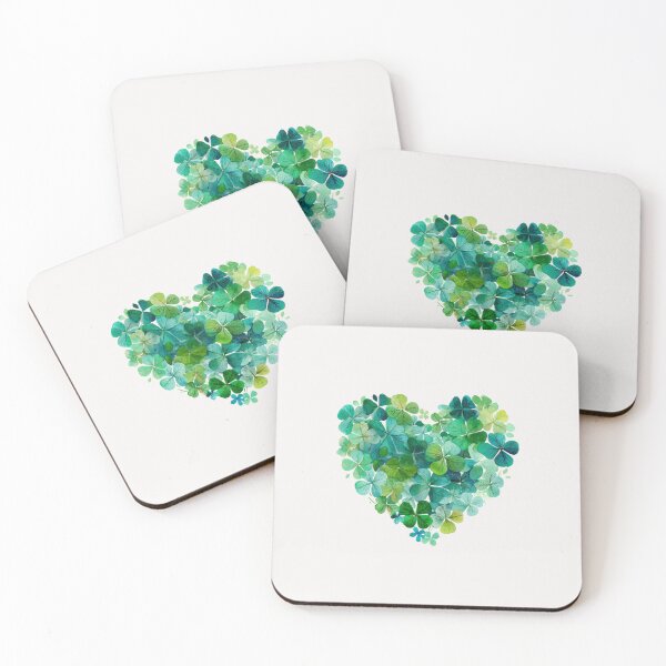 Item preview, Lucky shamrock heart designed and sold by MendaciousMina.