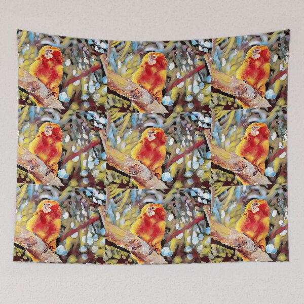 Item preview, "Pop Art Playfulness: Marmoset Monkey Vibes" designed and sold by A-Work-Of-Art.
