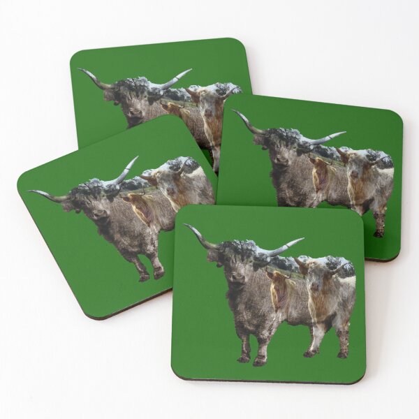 Item preview, "Highland Cow Dreams: A Superimposed Design" designed and sold by A-Work-Of-Art.