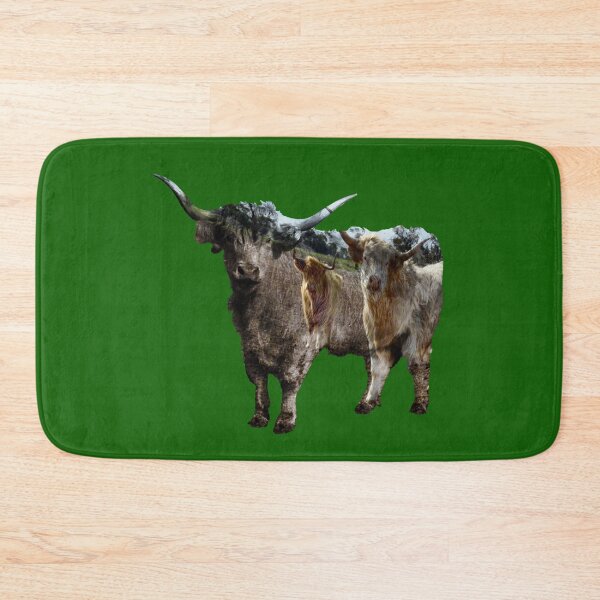 Item preview, "Highland Cow Dreams: A Superimposed Design" designed and sold by A-Work-Of-Art.