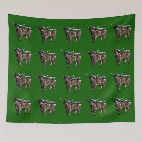 Item preview, "Highland Cow Dreams: A Superimposed Design" designed and sold by A-Work-Of-Art.