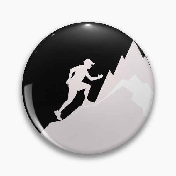 Item preview, Trail Running Silhouette – Mountain Motion Design designed and sold by BrushRushX.