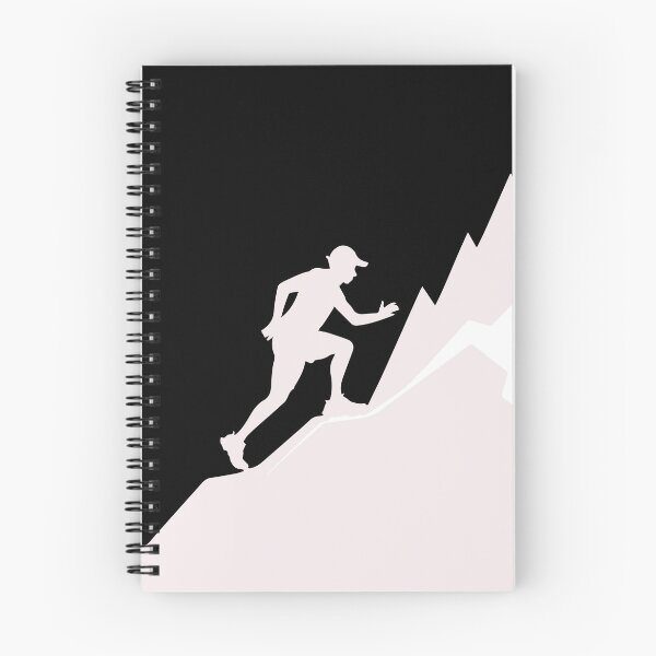 Item preview, Trail Running Silhouette – Mountain Motion Design designed and sold by BrushRushX.