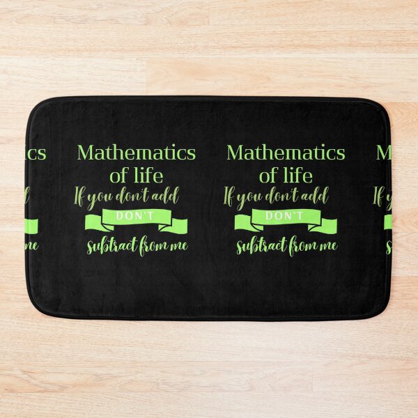 Item preview, Mathematics of Life – Funny Math Quote Design for Students & Teachers designed and sold by porjuleshop.