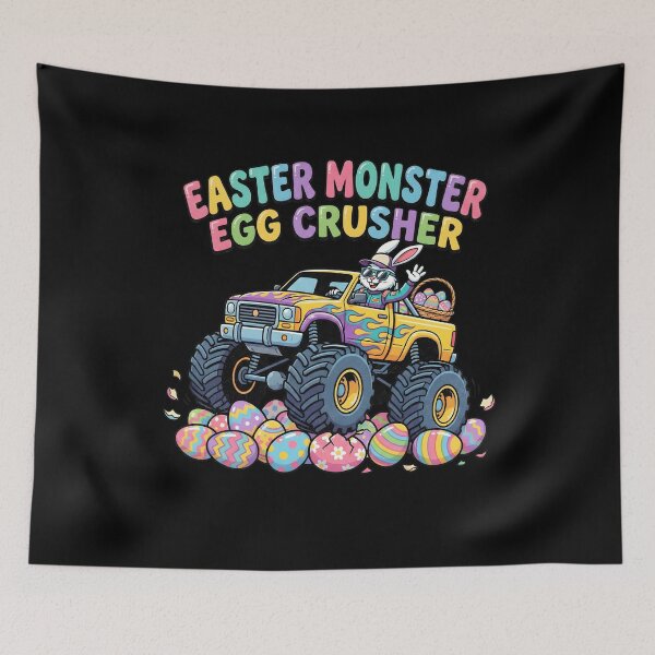 Item preview, Easter Monster Truck Egg Crusher designed and sold by KroghDs.