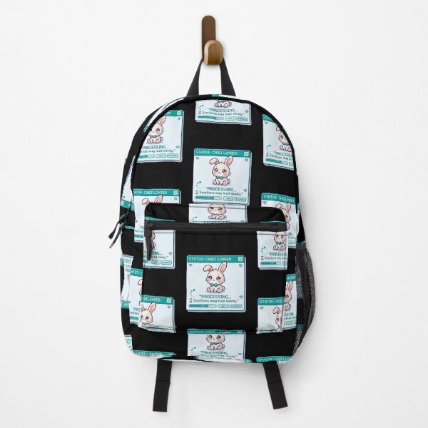 Item preview, Conejito kawaii cargando emociones lentamente designed and sold by Visual Dept..