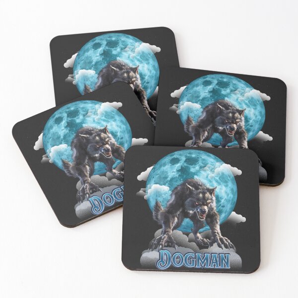 Item preview, Dogman (Blue Moon Night) designed and sold by Tripp Art Studio.