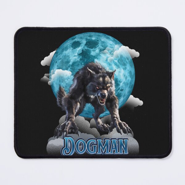Item preview, Dogman (Blue Moon Night) designed and sold by Tripp Art Studio.