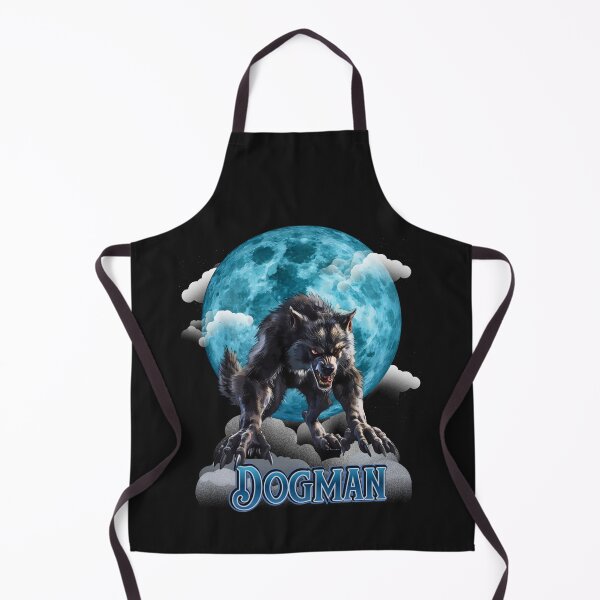 Item preview, Dogman (Blue Moon Night) designed and sold by Tripp Art Studio.