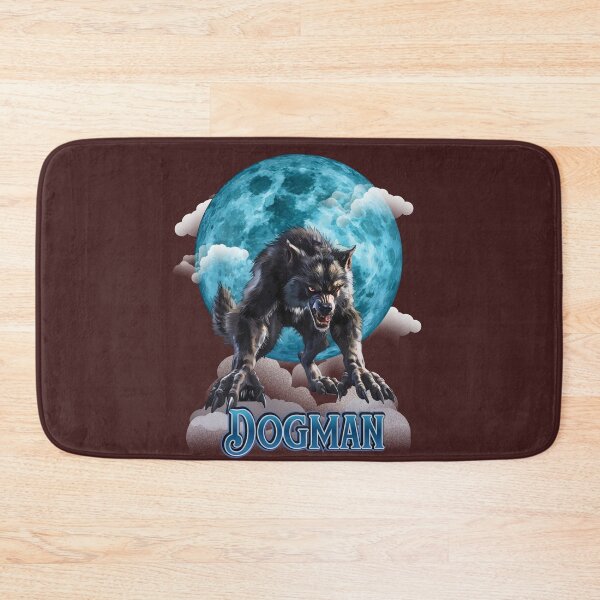 Item preview, Dogman (Blue Moon Night) designed and sold by Tripp Art Studio.
