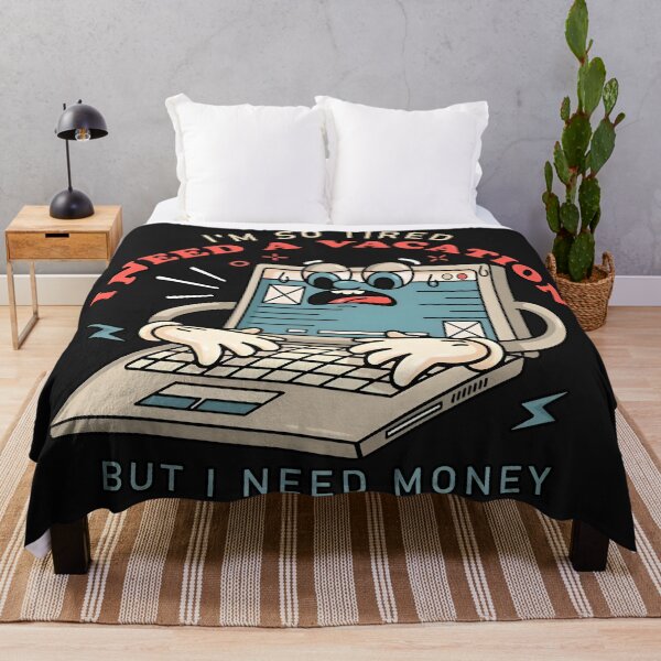 Item preview, I Need A Vacation But I Need Money Funny Programmer designed and sold by Zenith Design.