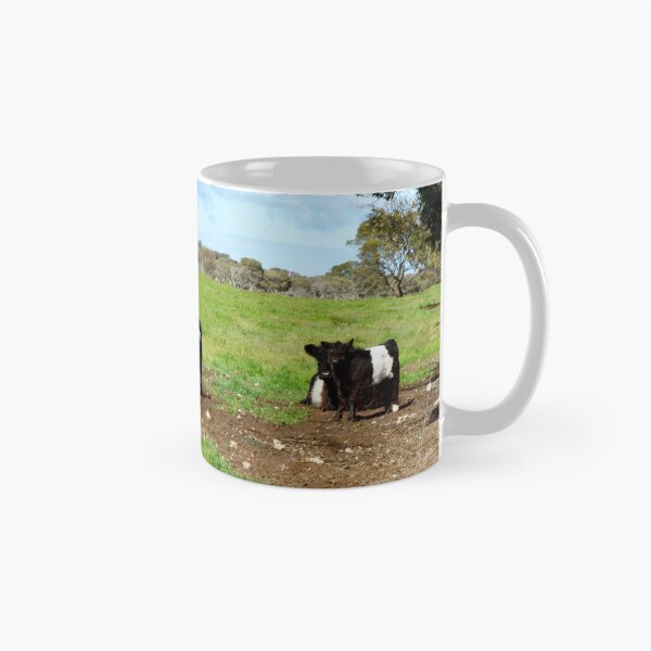 Item preview, "Belted Galloway Bliss: Cows and Calves in Harmony" designed and sold by A-Work-Of-Art.