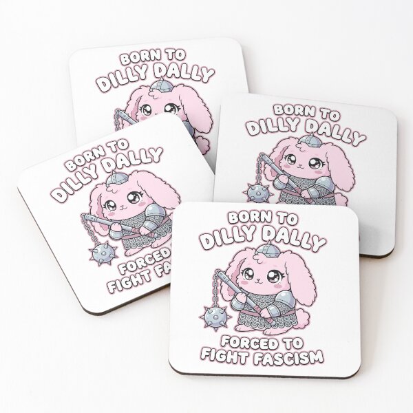 Item preview, Born To Dilly Dally Protest Bunny designed and sold by BearJams.