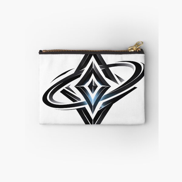 Item preview, Metallic Chrome Astral Star Geometric Emblem designed and sold by CrystalVanta.