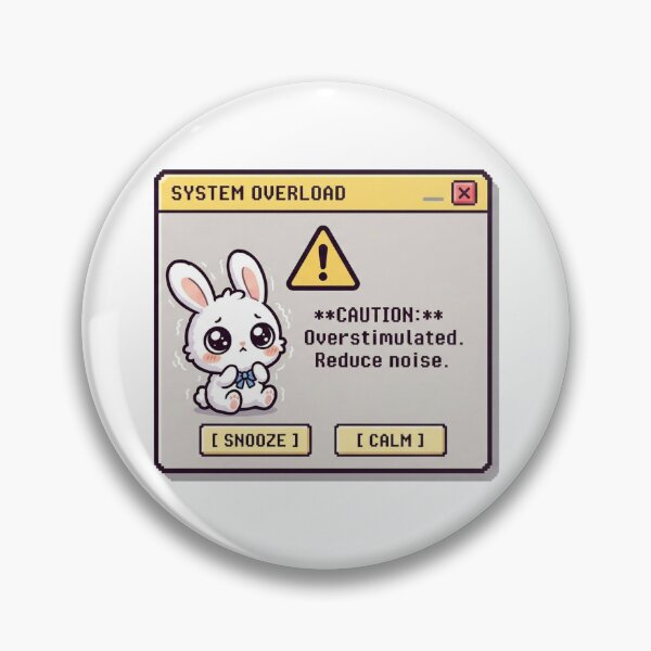 Item preview, Kawaii Bunny System Overload Overstimulated designed and sold by Visual Dept..