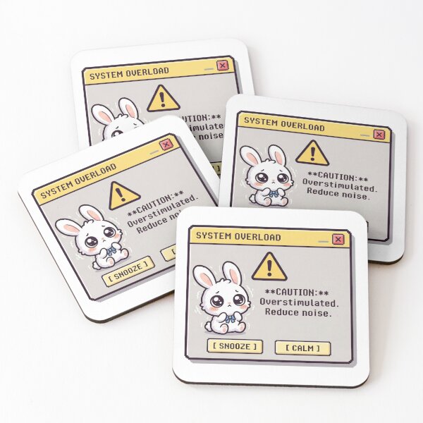Item preview, Kawaii Bunny System Overload Overstimulated designed and sold by Visual Dept..