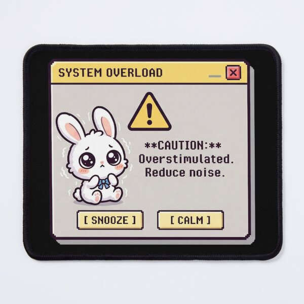 Item preview, Kawaii Bunny System Overload Overstimulated designed and sold by Visual Dept..