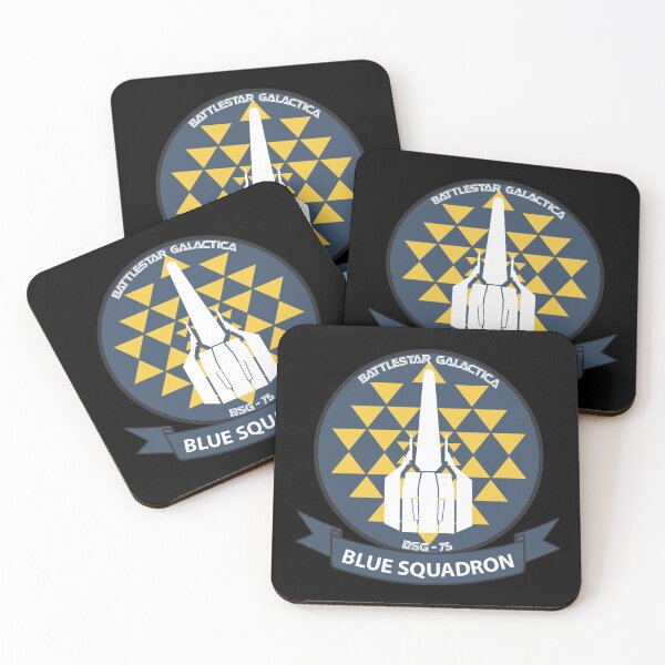 Item preview, Battlestar Galactica Blue Viper Squadron designed and sold by Imaginary Ink.