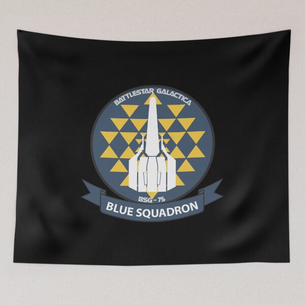 Item preview, Battlestar Galactica Blue Viper Squadron designed and sold by Imaginary Ink.