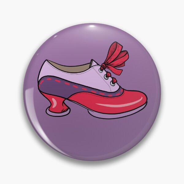 Item preview, Fluevog Peacemaker Shoe in Purple and Red designed and sold by anne m bray.