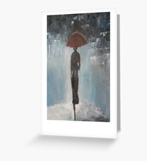 Alone in the night Greeting Card