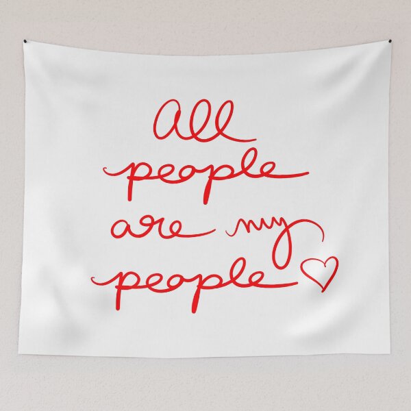 Item preview, All People are My People designed and sold by abeink.