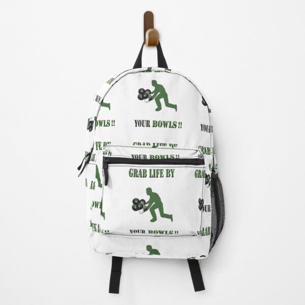 Item preview, Funny Grab Life By Your Lawn Bowls, designed and sold by A-Work-Of-Art.