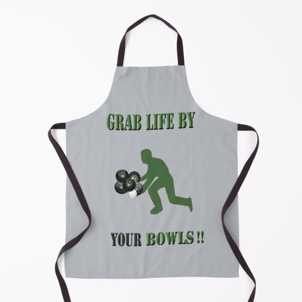 Item preview, Funny Grab Life By Your Lawn Bowls, designed and sold by A-Work-Of-Art.