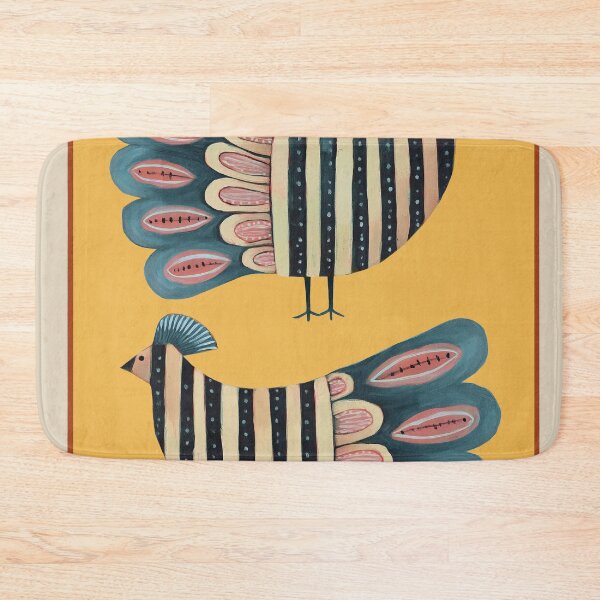 Item preview, Striped Bird Pair II designed and sold by Branka Kodzoman.