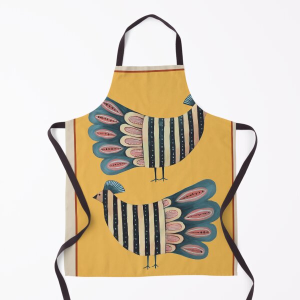 Item preview, Striped Bird Pair II designed and sold by Branka Kodzoman.