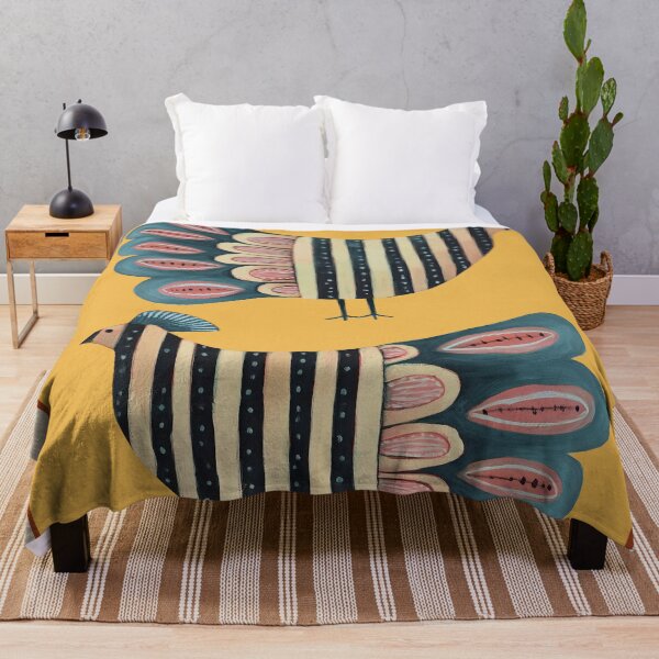 Item preview, Striped Bird Pair II designed and sold by Branka Kodzoman.