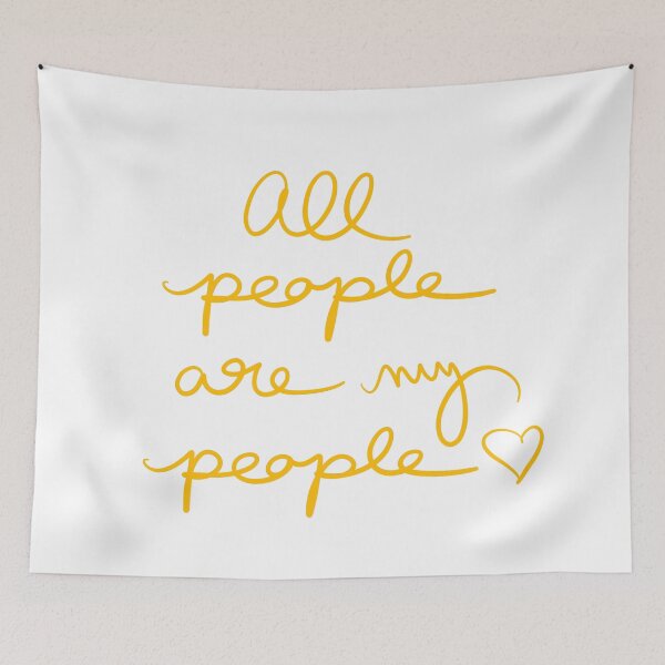 Item preview, All People are My People designed and sold by abeink.