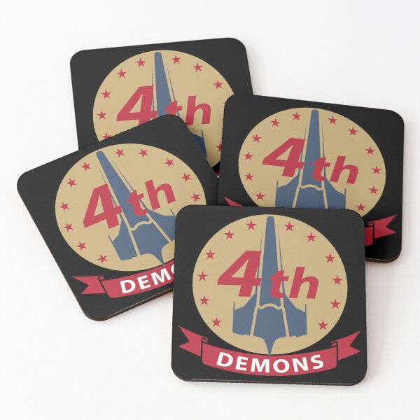 Item preview, Battlestar Galactica Fighter Squadron 4 Demons designed and sold by Imaginary Ink.