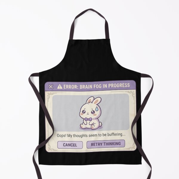 Item preview, Kawaii Bunny Error Brain Fog Buffering designed and sold by Visual Dept..