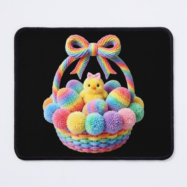 Item preview, Kids Easter Chick Basket Rainbow Eggs designed and sold by KroghDs.