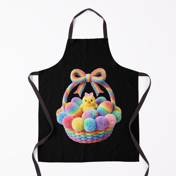 Item preview, Kids Easter Chick Basket Rainbow Eggs designed and sold by KroghDs.
