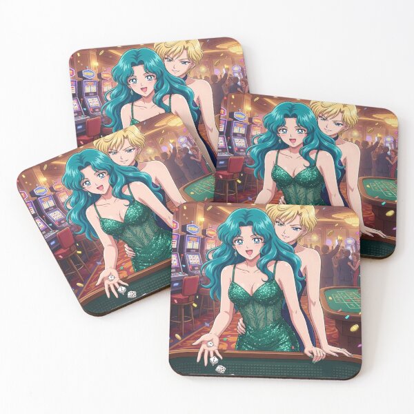 Item preview, Michiru and Haruka at the Casino designed and sold by Solace Sparkles.