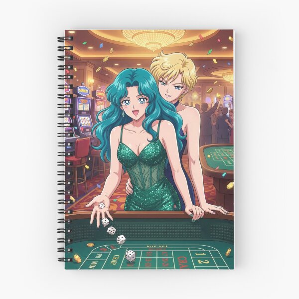 Item preview, Michiru and Haruka at the Casino designed and sold by Solace Sparkles.