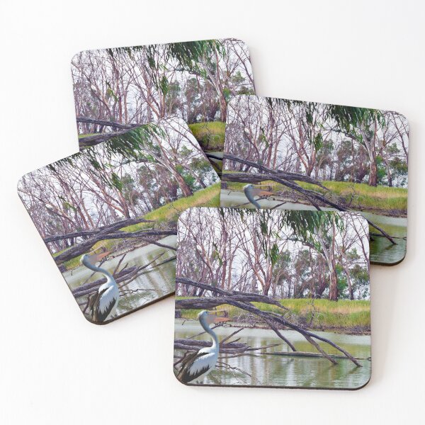 Item preview, "Pelican Paradise: The Watering Hole at River Murray, Australia" designed and sold by A-Work-Of-Art.
