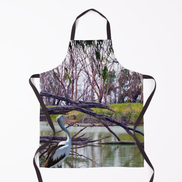 Item preview, "Pelican Paradise: The Watering Hole at River Murray, Australia" designed and sold by A-Work-Of-Art.