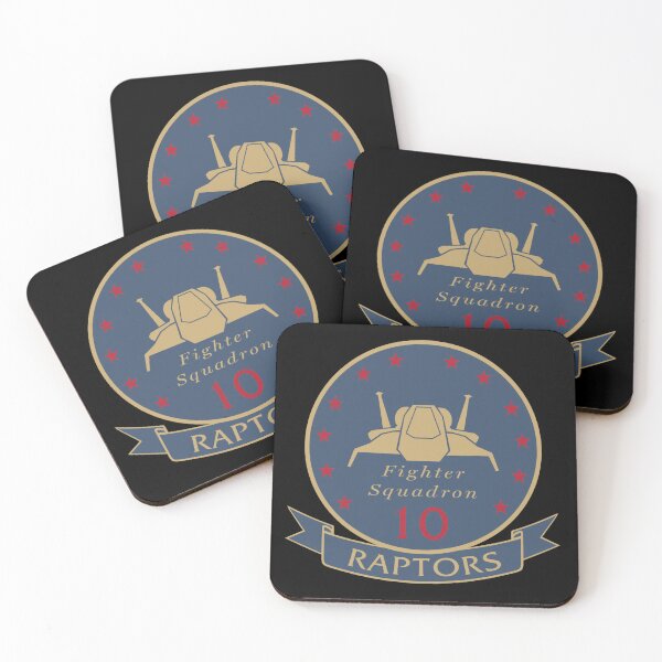 Item preview, Battlestar Galactica Fighter Squadron 10 Raptors designed and sold by Imaginary Ink.