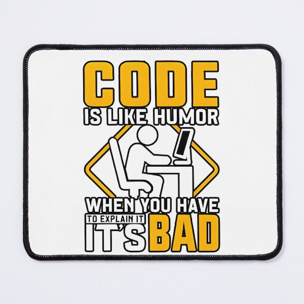 Item preview, Code Is Like Humor Clean Code Programmer Joke designed and sold by Zenith Design.