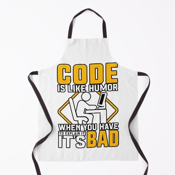 Artikelvorschau, Code ist wie Humor – Sauberer Code – Programmiererwitz entworfen und verkauft von Zenith Design.