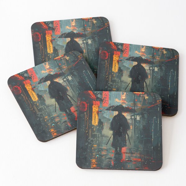 Item preview, Lanternstorm Alley Drifter – Neon Noir Rain Scene designed and sold by NeonHorizon Studio.
