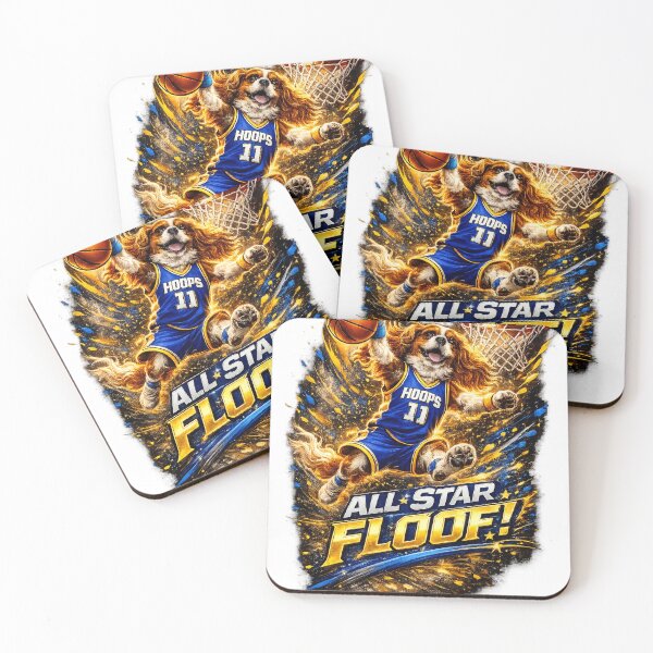 Item preview, All Star Floof Basketball Dog Illustration designed and sold by PavelskiArt.