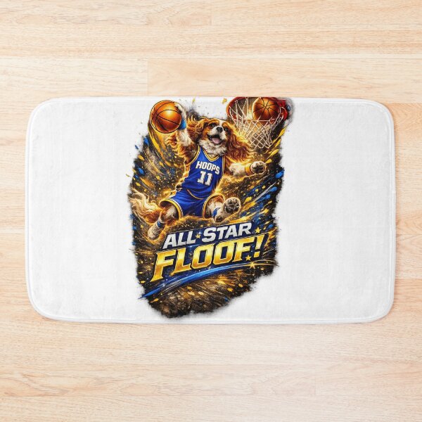 Item preview, All Star Floof Basketball Dog Illustration designed and sold by PavelskiArt.