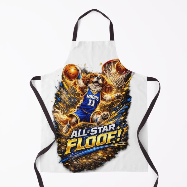 Item preview, All Star Floof Basketball Dog Illustration designed and sold by PavelskiArt.