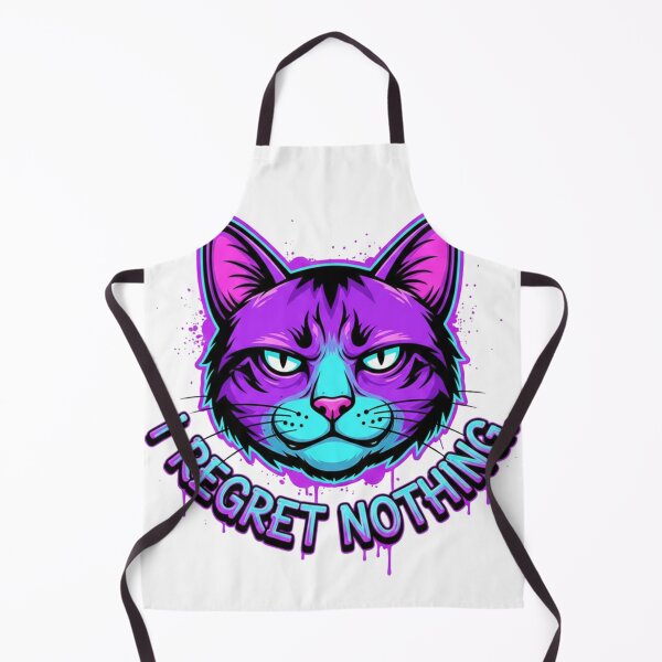 Item preview, I Regret Nothing Funny Cat T Shirt – Sarcastic Unapologetic Meme Graphic Tee for Cat Lovers designed and sold by Oops! Wear.