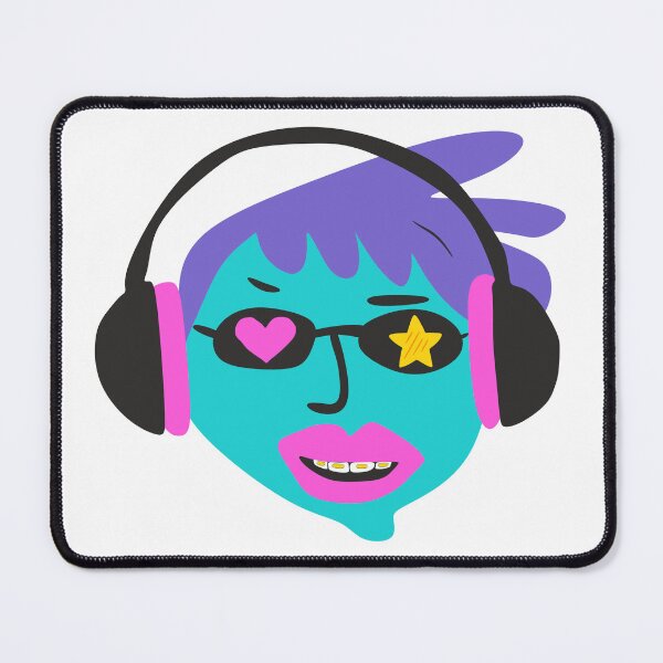 Item preview, Cool Teen with Headphones and Star Sunglasses designed and sold by KoDi91.