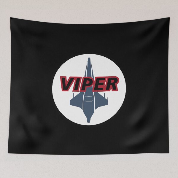 Artikelvorschau, Viper Mark VII Squadron Flugpiloten-Aufnäher entworfen und verkauft von Imaginary Ink.
